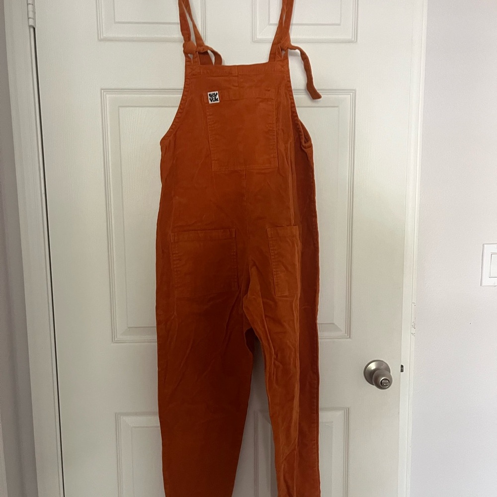 Lucy & Yak Orange Dungarees / Overalls